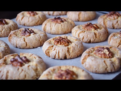 يذوب ملف تعريف الارتباط هذا في فمك بسكويت الجوز السريع