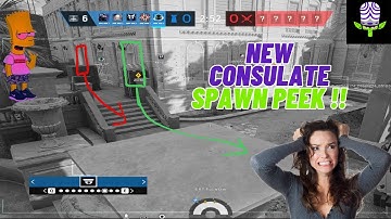 *NEW CONSULATE SPAWN PEEK* | Window jumpout | Rainbow six siege | Operation Dread factor
