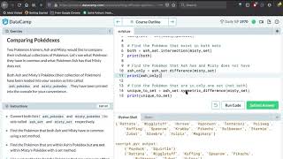 Writing Efficient Python Code 14 | DataCamp | DataCamp solutions