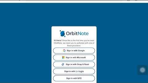 Using OrbitNote with Google Classroom for iPads