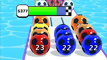 Marble Run 🏆 3D Game Color Ball Race Gameplay Android IOS Level 5370