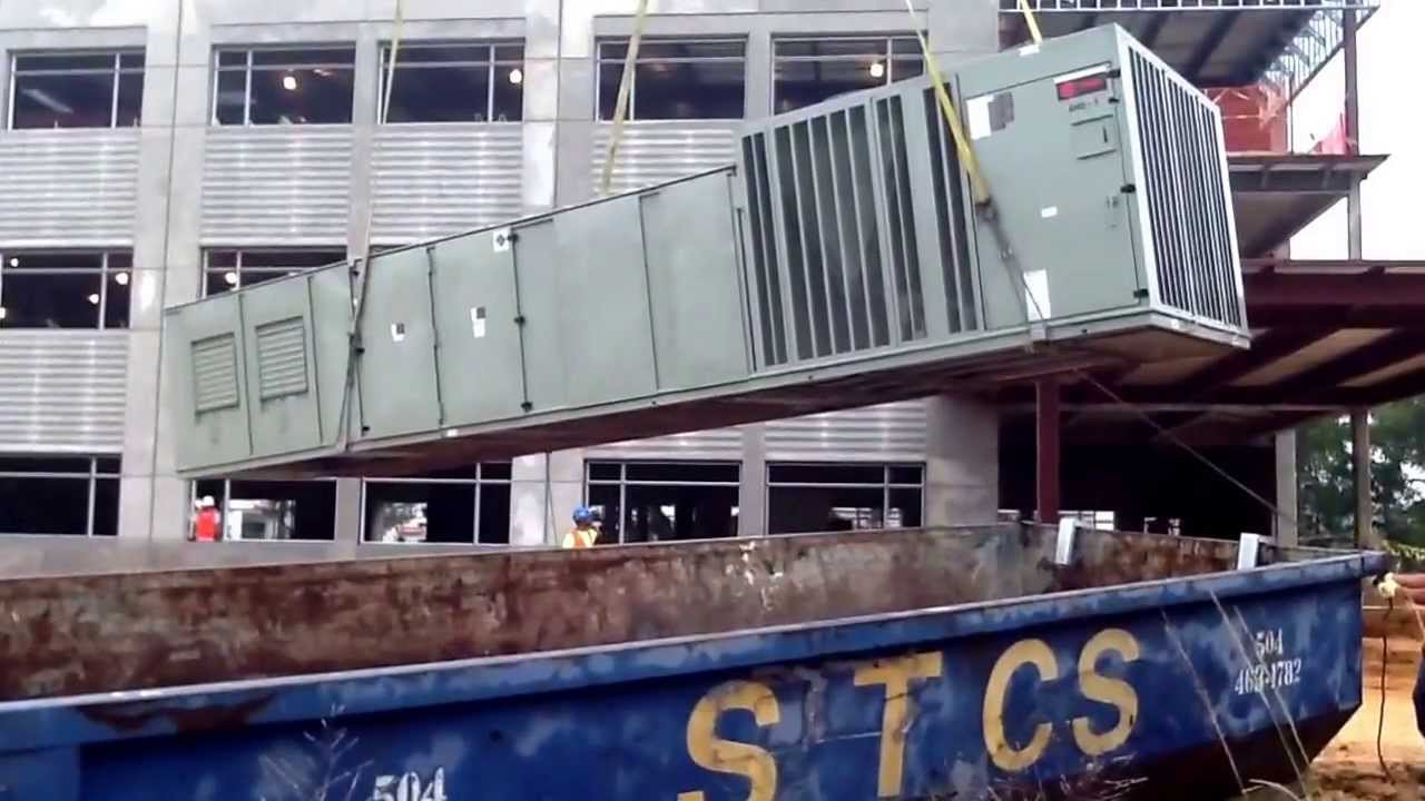 Trane Rooftop Lift - YouTube