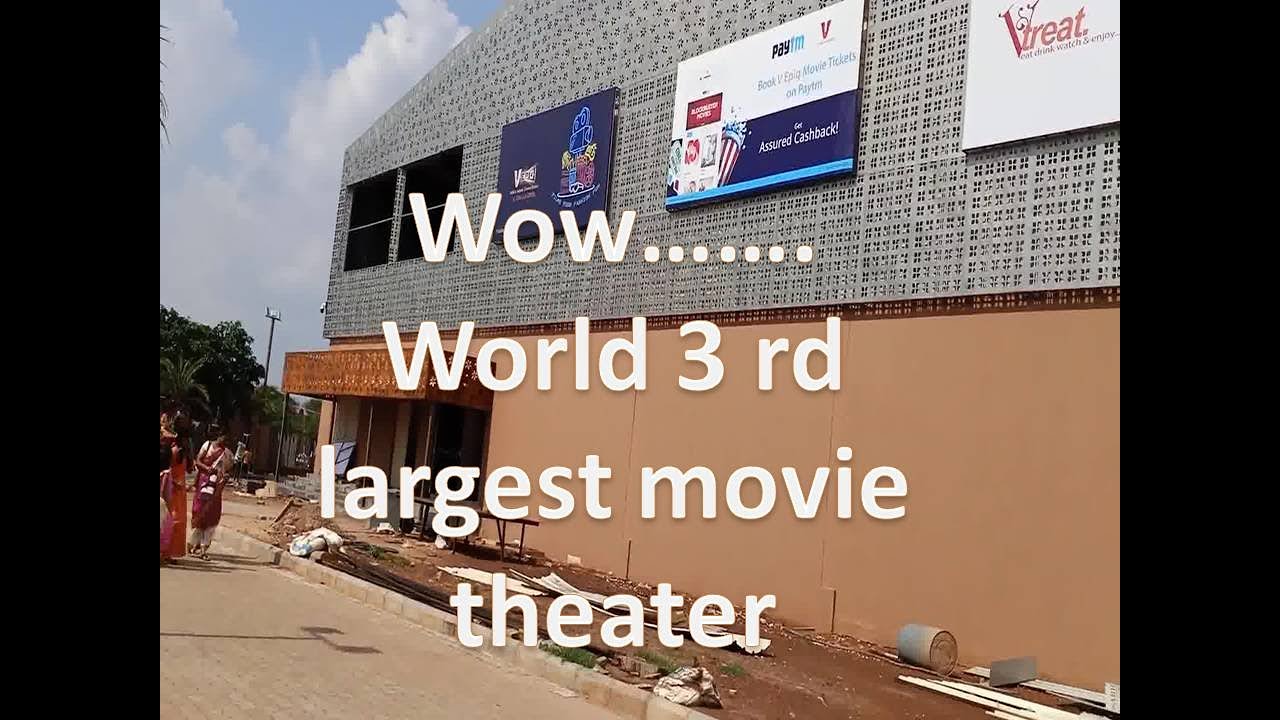 World 3rd Largest Movie Theater Sullurpeta Big Screen Movie Theater 