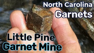 Collecting Garnets in North Carolina Dig Your Own Little Pine Garnet Mine