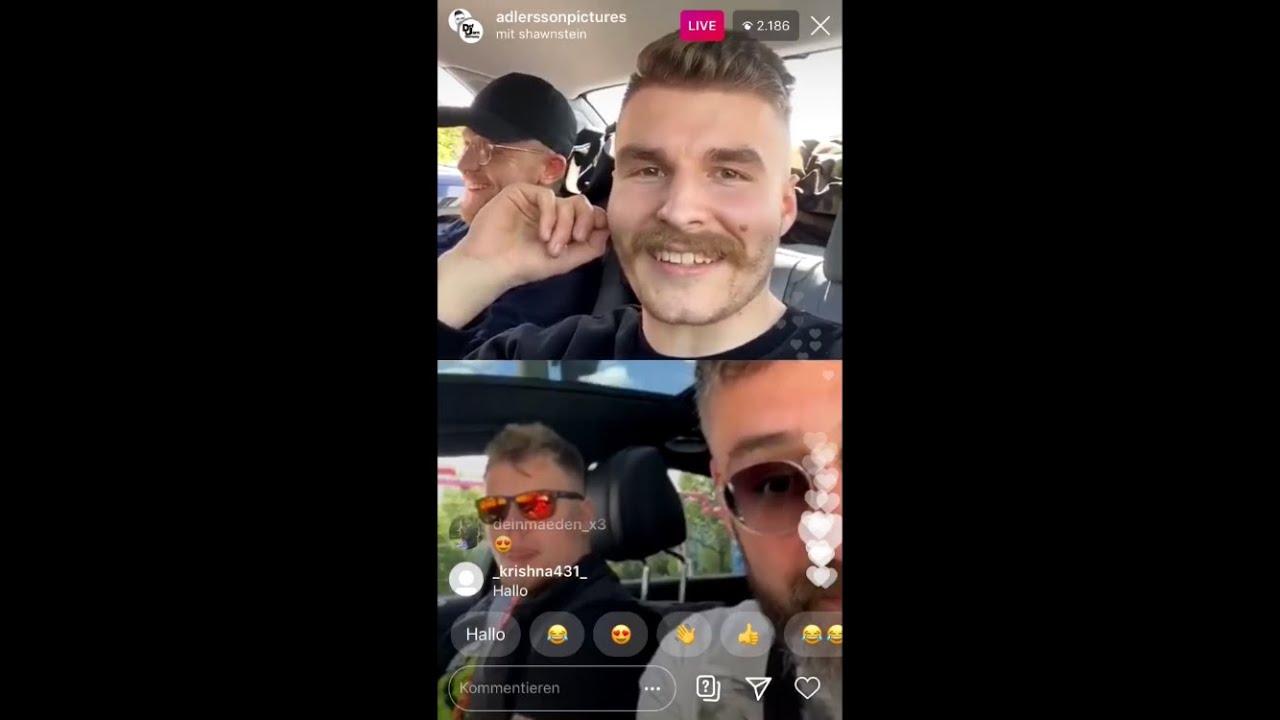 Instagram-Livestream mit TANZVERBOT und SIDO - AdlerssonPictures Instagram Livestream