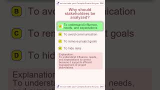 Project Management Stakeholder Management Exam Practice Questions: Influence Is Everything