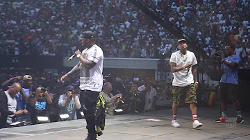 Chris Brown 50 Cent and G unit Many Men at Summer Jam 2015