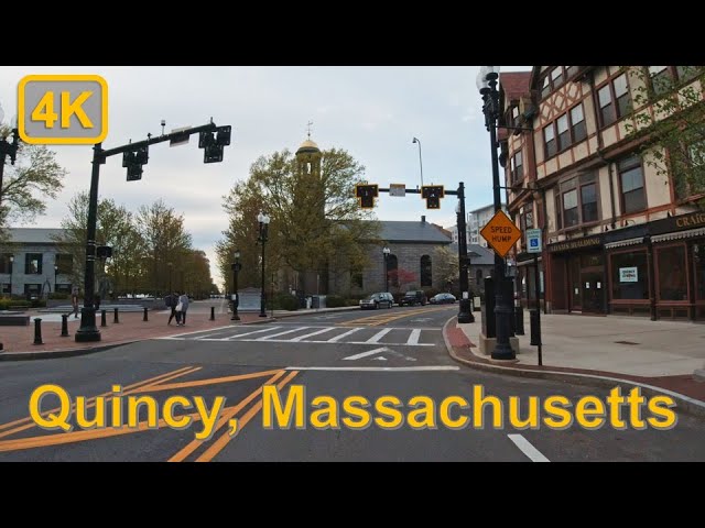 Driving in Downtown Quincy, Massachusetts - 4K60fps class=