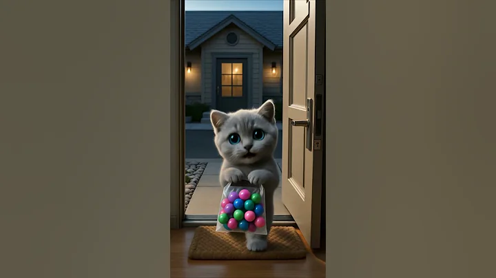 Watch the video about Cat's Secret Bubble Plan! Watch cute BSH Create a Rainbow Bath! 🛁🐱