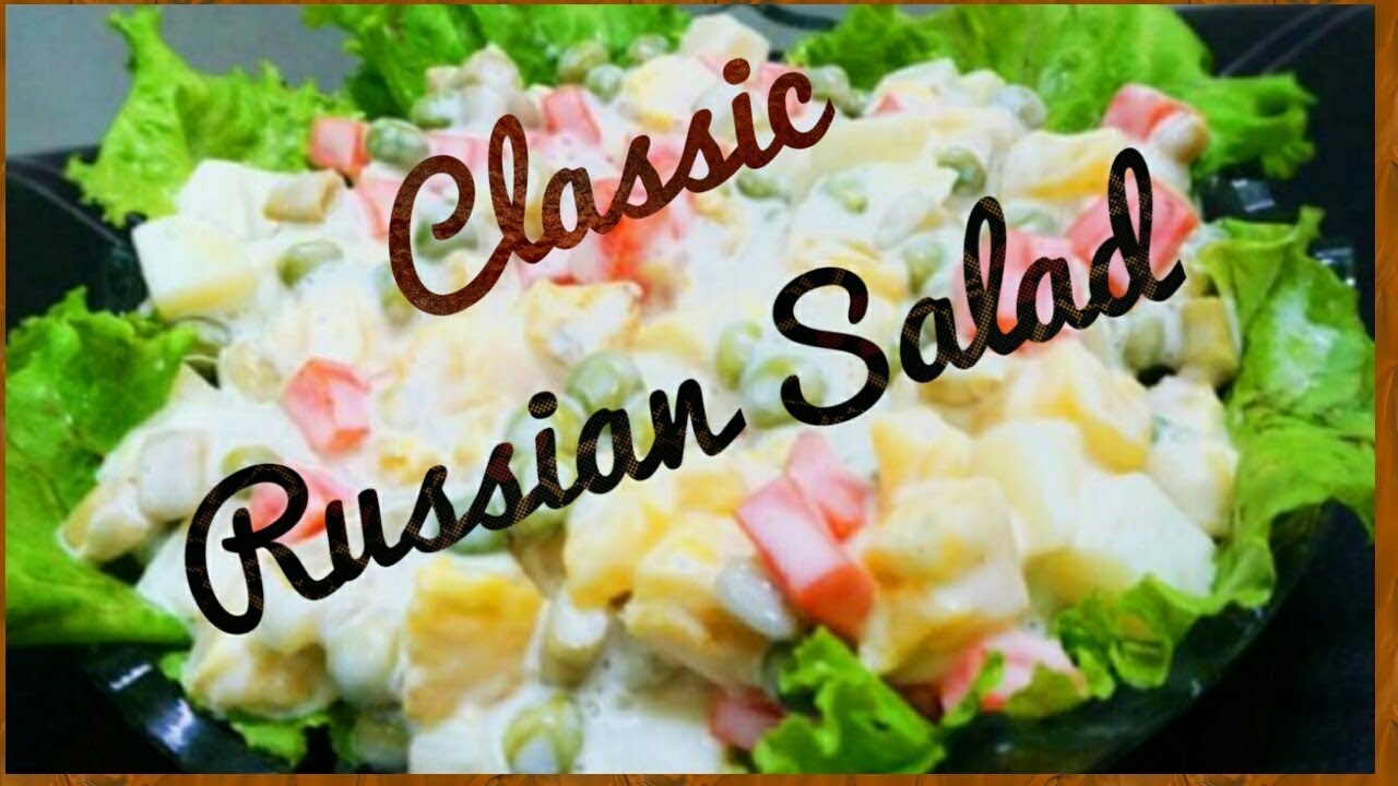 Russian Salad Rubab Healthy Cooking Pakistani Food Recipe Channel