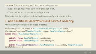 Using JavaMailSender in Custom Spring Boot Auto-Configuration Libraries