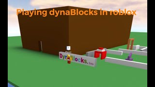 playing dynaBlocks in roblox