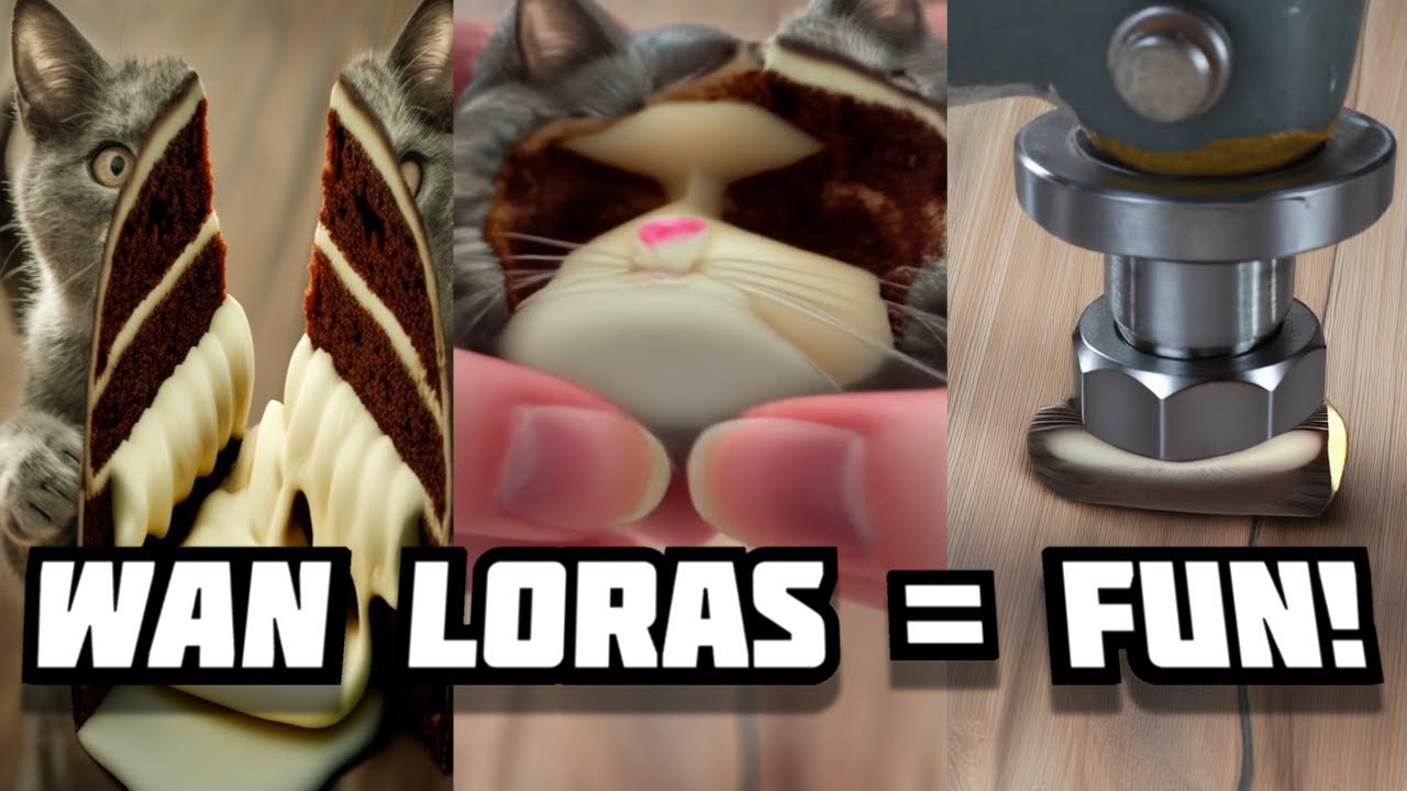 Cake, Squish & Crush Images! Remade-AI’s WAN 2.1 LoRAs are Here :)