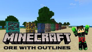 Minecraft ore with outline mod PE/BE 1.18+ || Psycho DUDE gaming || road to 450 subscribers screenshot 1