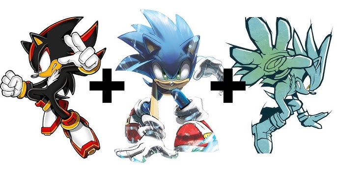 Sonic + Shadow + Silver Fusion Mask | grunty art