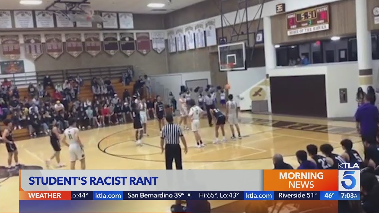 Racial slurs shouted at player during basketball game at Laguna Hills High School