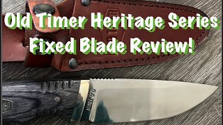 Celebrity Old Timer Heritage Fixed blade review! Profile
