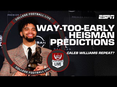 Caleb williams? Michael penix jr.? Way-too-early 2023 heisman predictions | college football live