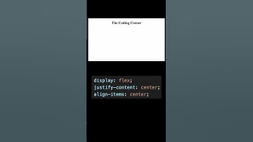 CSS Centering in 20 Seconds! #css #coding #html