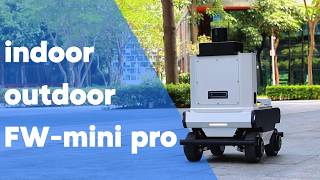 48‑Line LiDAR + Costmap｜FW-mini Pro Patrol Chassis