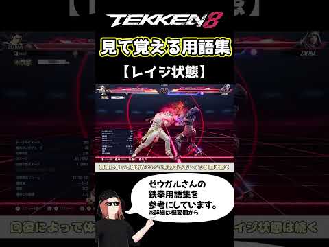 【鉄拳8】見て覚える用語集【レイジ状態】