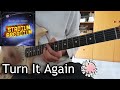 Red hot chili peppers  turn it again  guitar and vocals cover