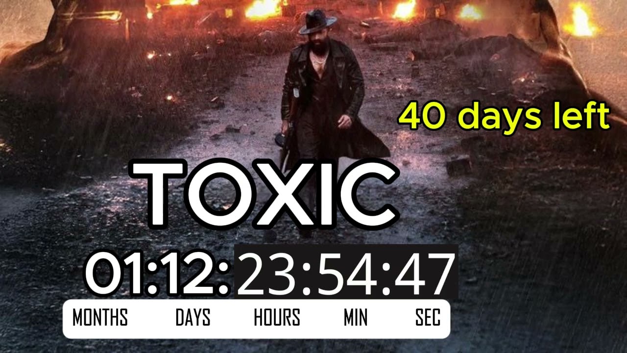 TOXIC (2026) – Official Countdown Begins | 40 Days to Go | March 19 Release 