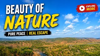 Beauty of nature summer village pure peace real escape 
