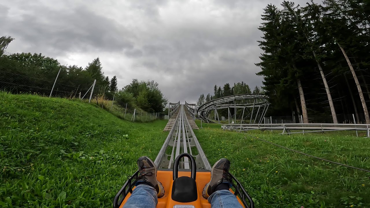 Wiegand Alpine Coaster Toboggan Run Tor Saneczkowy Góra Kamieńsk 2025 Onride POV