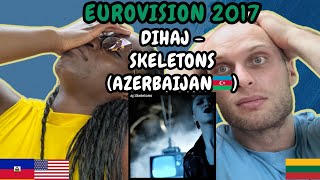REACTION TO Dihaj - Skeletons (Azerbaijan 🇦🇿 Eurovision 2017) | FIRST TIME HEARING