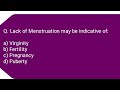Reproductive System Mcqs | EP-2 | Menstrual Cycle MCQS _ Female Reproductive system Mcqs