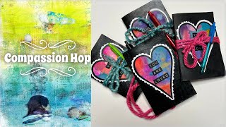 Compassion Hop - Creating Small Notebooks @Mickelnay
