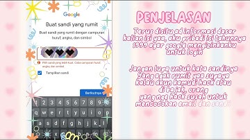 TUTORIAL MEMBUAT EMAIL (TUGAS INFORMATIKA PRAKTEK)