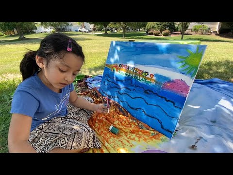 Painting with Acrylic Paints - YouTube