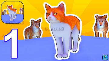 Stray Cat - Gameplay Walkthrough Part 1 Tutorial Levels 1-12 Save The Cat (Android, iOS)