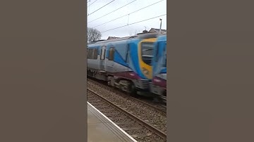 Two class 185 transpennine express passing patricroft with a broken tone