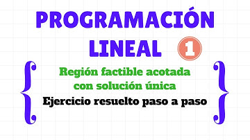 Programación Lineal | Ejercicio resuelto  #1