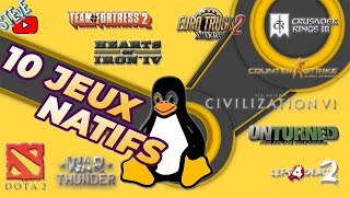 10 Jeux les Plus Populaires natifs Linux sur Steam