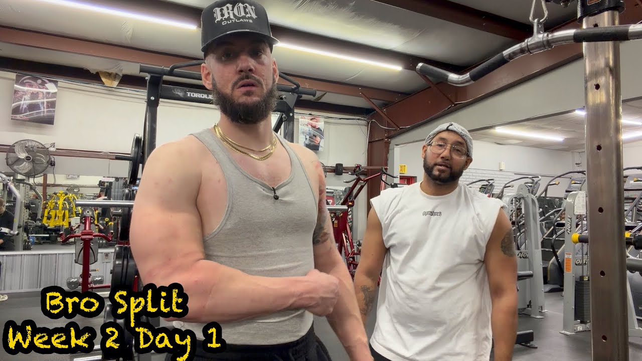 The Bro Split Week 2 Day 1 | Chest and Triceps | Gym Vlog #27