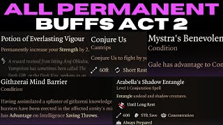 Baldur's Gate 3: All Permanent Act 2 Buffs & How to Get Them | Full Walkthrough Guide