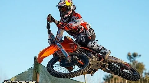 Jeffrey Herlings hard pack training for 2013 World...