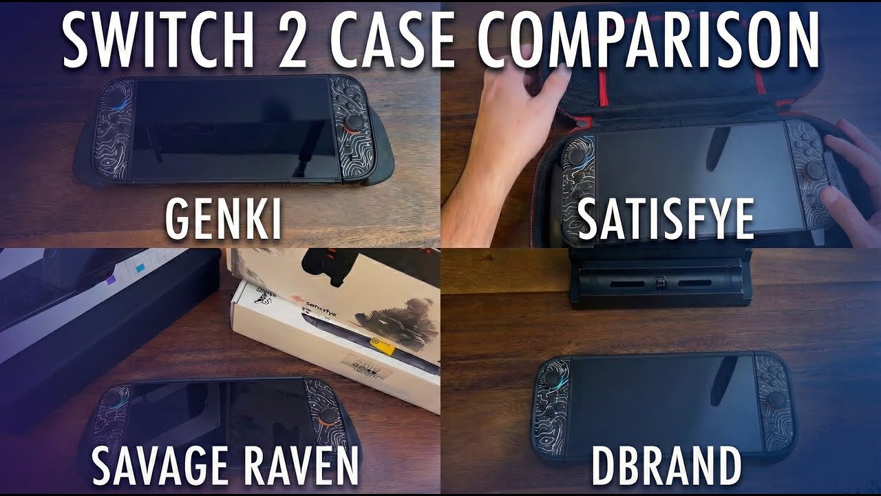 Switch 2 Grip Comparison: Dbrand, Satisfye, Savage Raven, and Genki