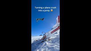 π¬π₯ A plane crash near Chamonix saw a group of locals turn the wreckage into an epic ski jump. ππ² π¬π₯ A plane crash near Chamonix saw a group of locals turn the wreckage into an epic ski jump. ππ²