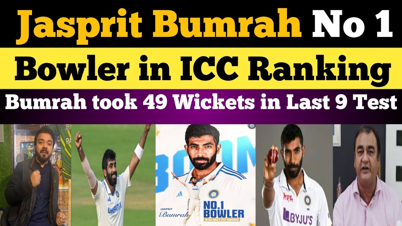 Jasprit Bumrah No 1 Bowler in ICC Ranking Pak Media on Bumrah 