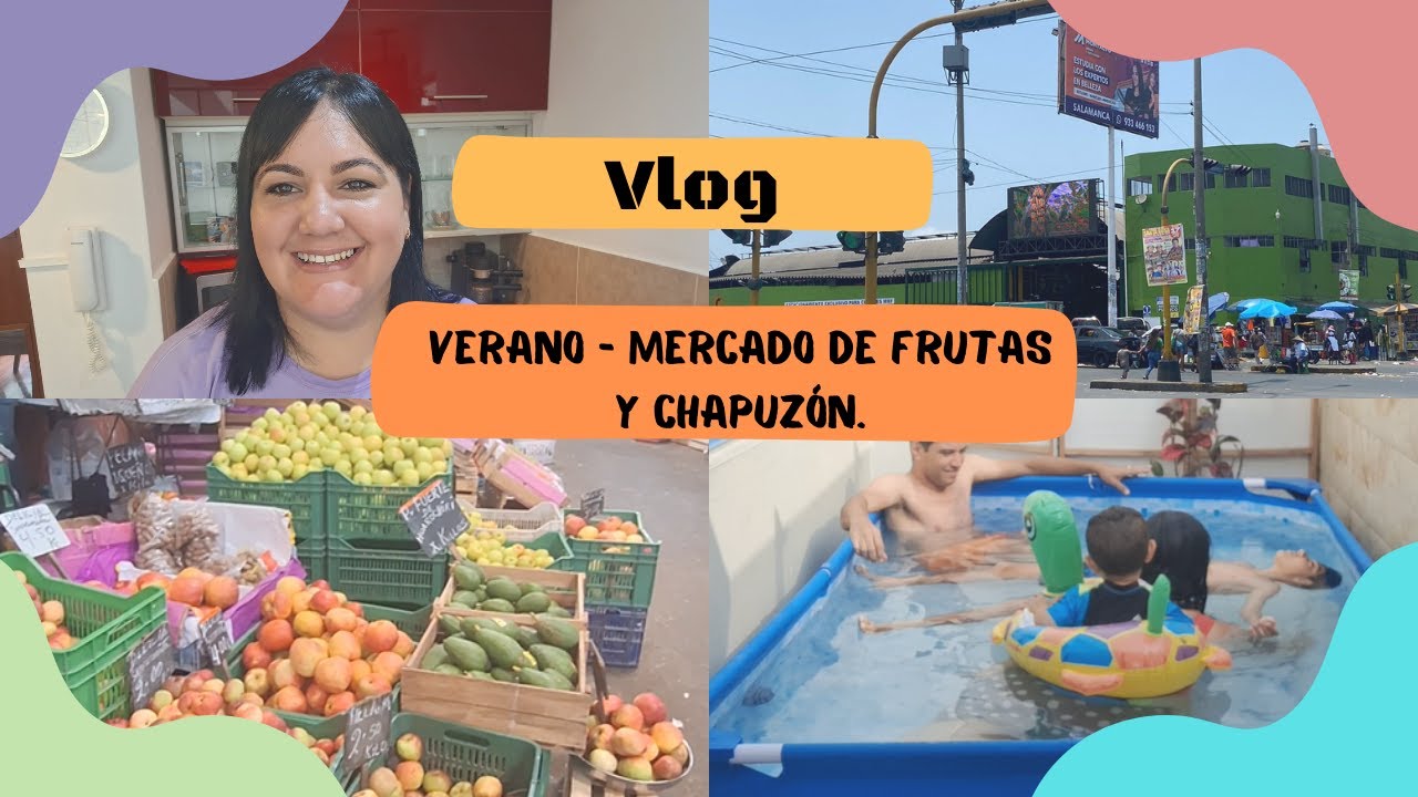 FUIMOS al MERCADO de FRUTAS de SAN LUIS 🍉🥑PROBAMOS 3 frutas nuevas 🤗 y nos DIMOS un CHAPUZÓN 🌅