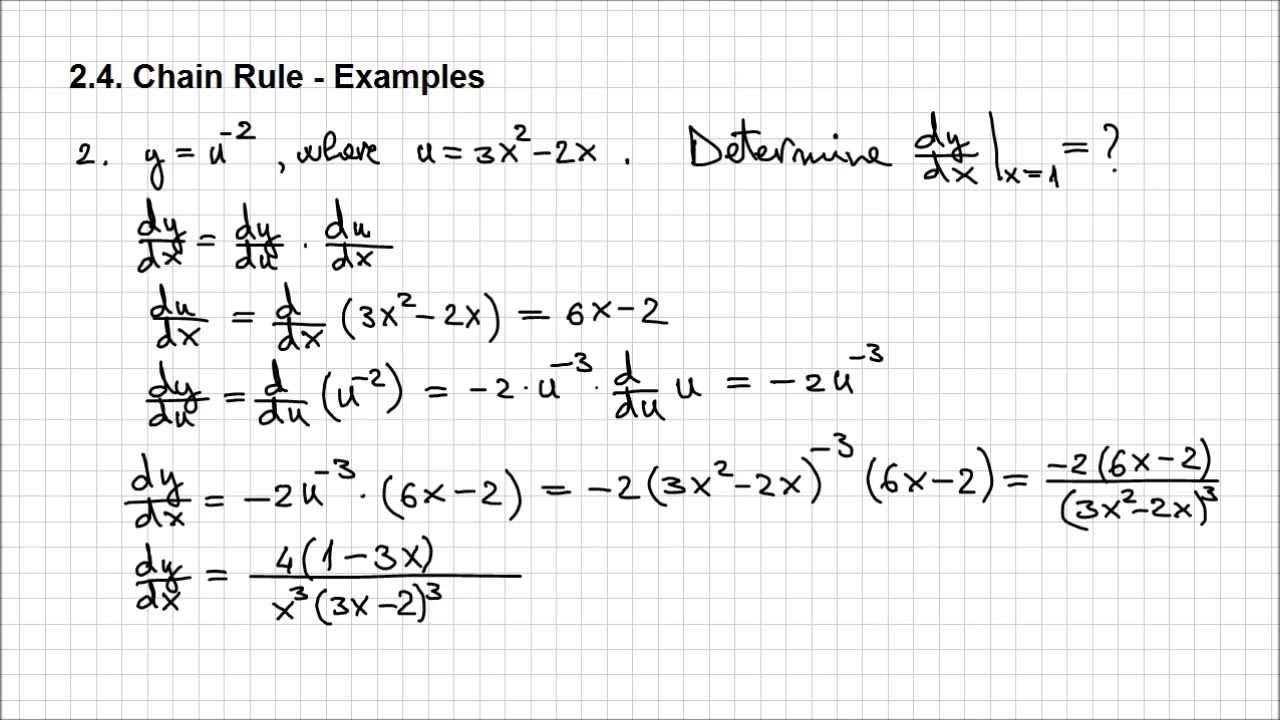 2.4. Chain Rule - Example2 - YouTube