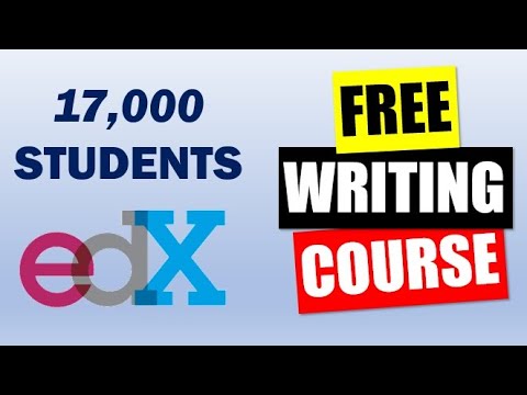 Free 6 Hour Writing Course On Edx: Learn To Write With Meaning And Clarity - 17,000 Students
