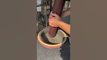 Traditional Black Sesame Paste In China Xi Hua Lu In Guangzhou Streetfood Chinafood Yummy 