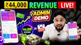 ₹44,000 Live Revenue From New App | Admin Features, Monetization & App Development Cost