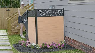 How To Assemble and Install Your Nappa Lasercut WoodTek Vinyl Privacy Screen Kit